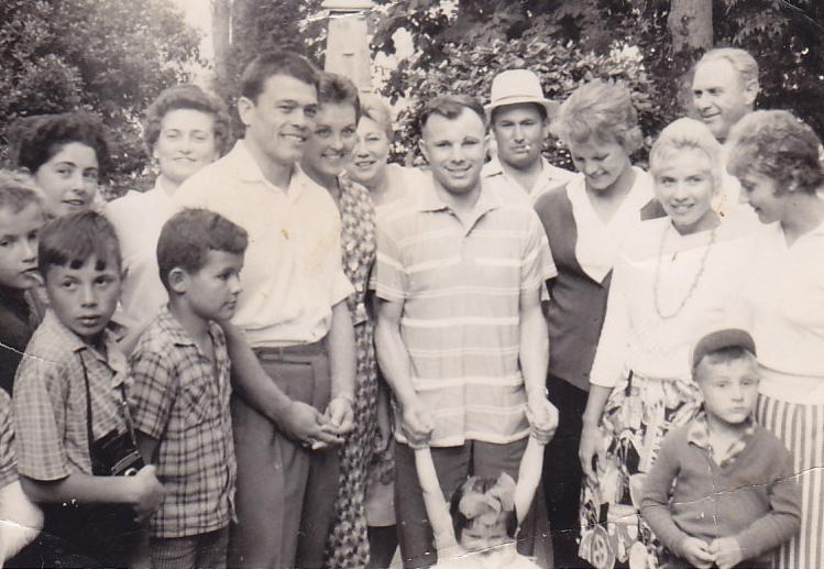 Гагарин Юрий Алексеевич в Гаграх, 1965 год. Фото из семейного архива Аллакина Е.И.